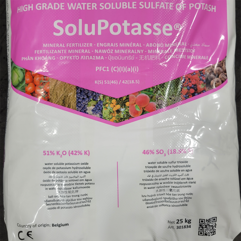 F. Sulfate de potassium 0-0-50 Tessenderlo 