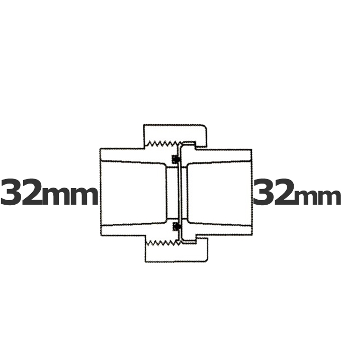 union-grise-32mm-sl-x-32mm-sl-avec-joint-detancheite
