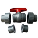 1/2 in. sl/FPT grey true union ball valve EPDM seal