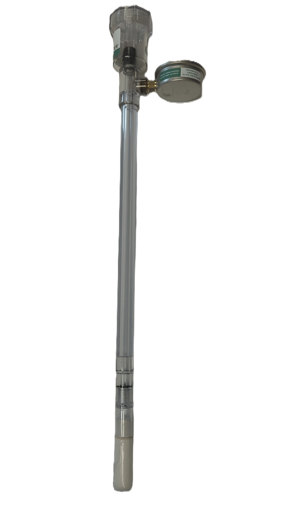 Tensiómetro SR de 18" manómetro 0-100 kPa, Ø 0.875" (cerámica porosa)