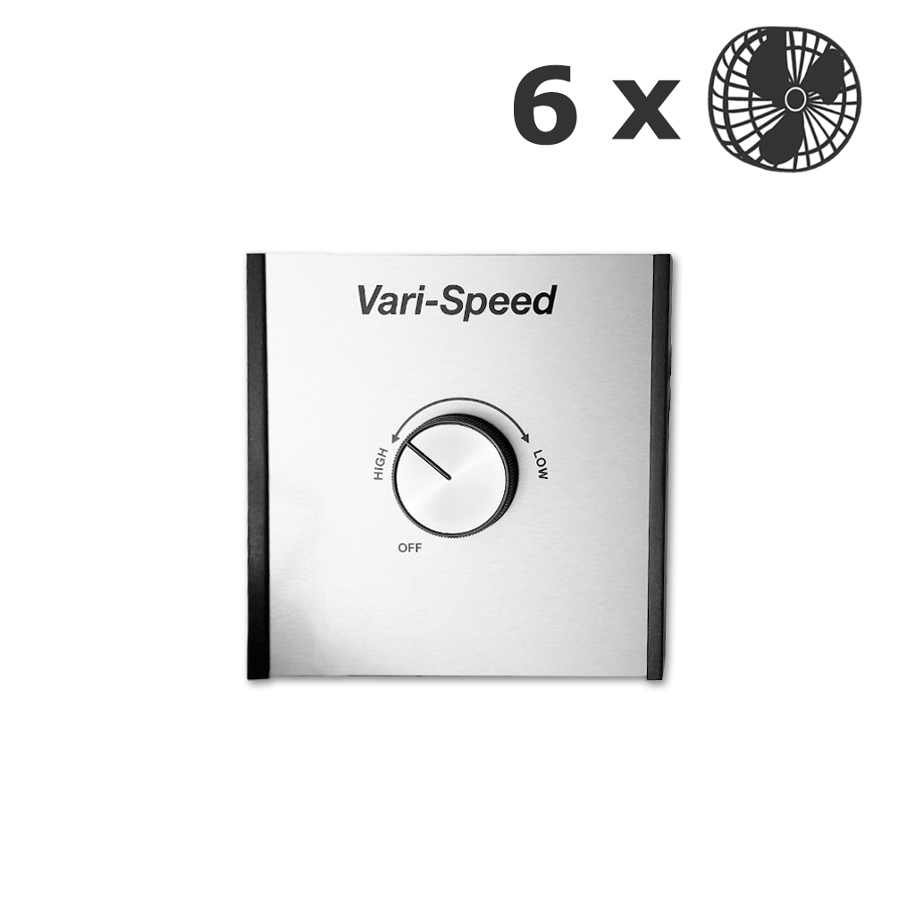 Control de velocidad para 6 ventiladores HAF, máximo 10,0 A