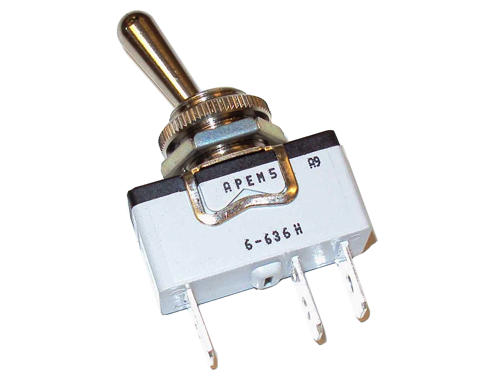 Berg P. Tumbler switch (Toggle switch) Faston 2 x ON 2A 6A 6-636H/2