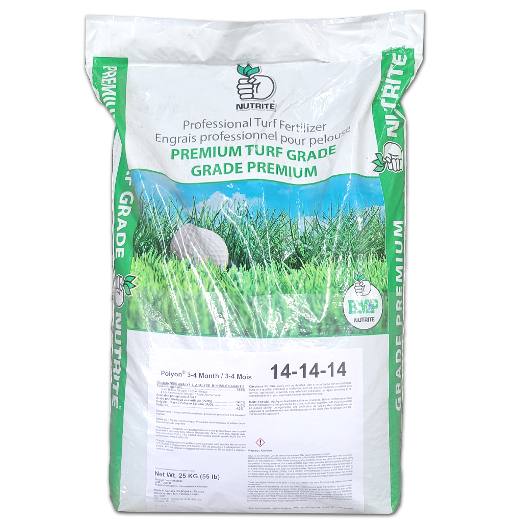14-14-14 slow-release fertilizer (3-4 months) Duration