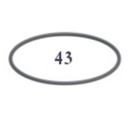 P. MixRite 2.5 Joint d'étanchéité du couvercle (38022430243 pièce #43) 