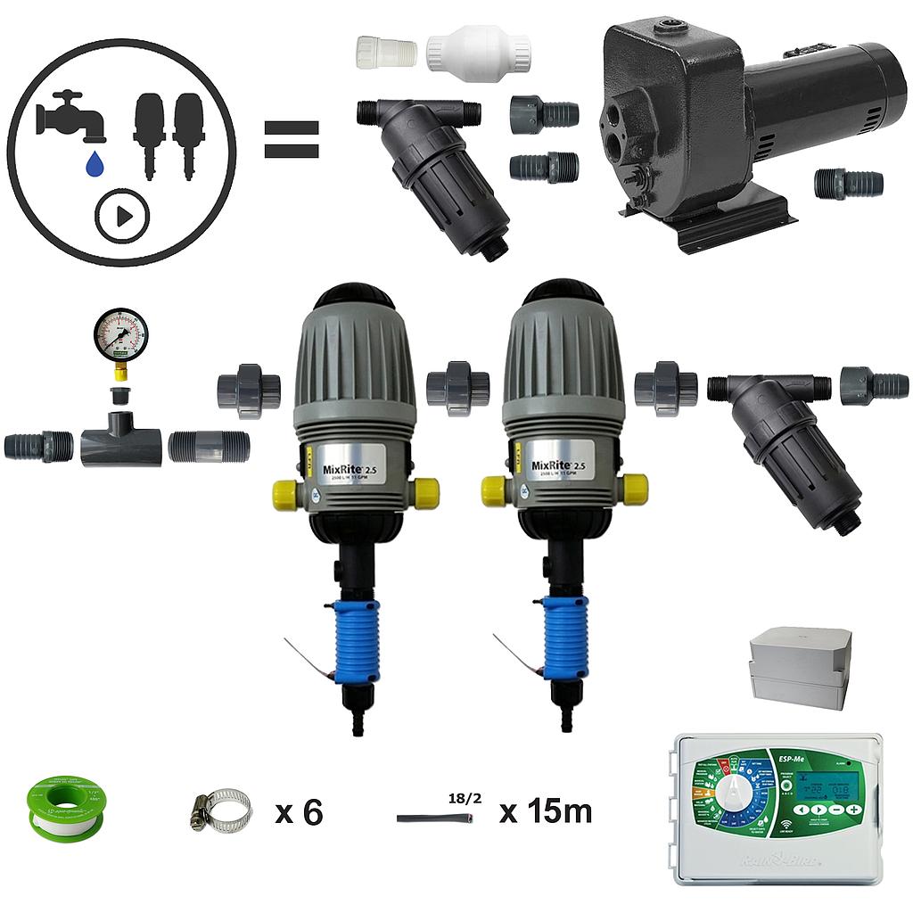 Professional Water Pump Supply Pump-Timer-Injector (120V)