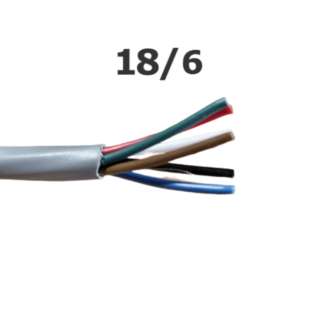 Cable PVC/PVC 18/6 FT-4 600V grey unshielded (m)