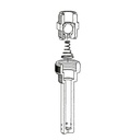 Clapet anti-retour d'injection (injection valve) 1-1/4" PP 120mm avec spring pour système avec pompe doseuse ITC Dostec