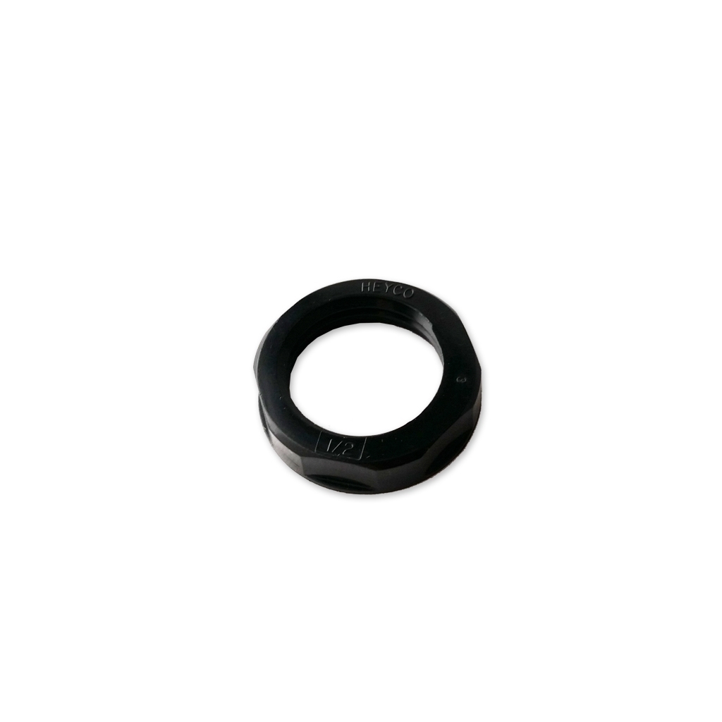Plastic locknut 1/2" FPT for connector