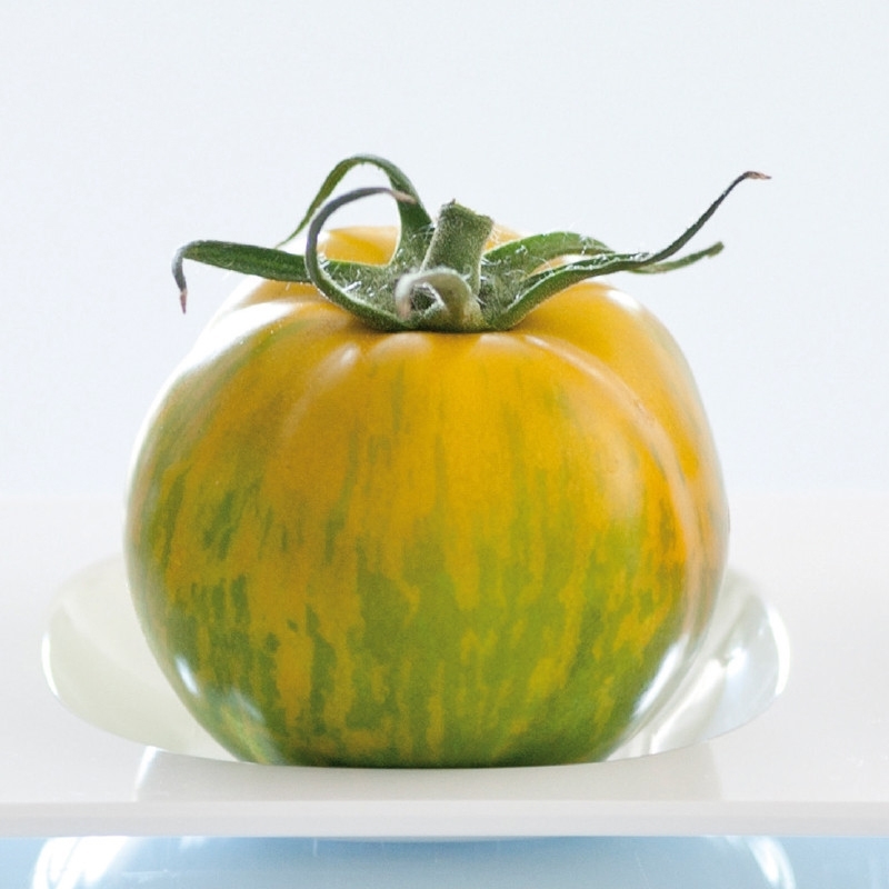 Sem. Tomate TIVERTA  N-T (Gaut) spécialité ronde striée jaune vert (100/pqt)