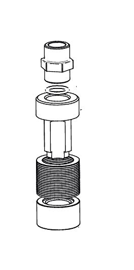 Clapet de pied (foot valve) 3/4" filtre disque PP pour système pompe doseuse ITC Dostec
