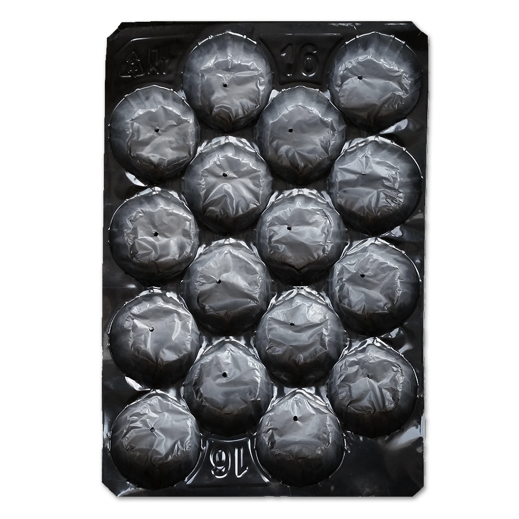 Fruit trays #16 black 30g (tomatoes 425g/15.3oz) (500/cs)