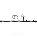 ECT-IN inline EC/T° probe assembly w/pH probe mount, with wells for 3/4 MPT flowswitch and for 12mm pH probe