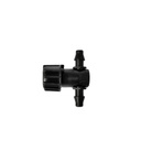 Manual valve for Micro-Tubing (shut-off valve) barb x barb for 4/7 tube (10/pk)