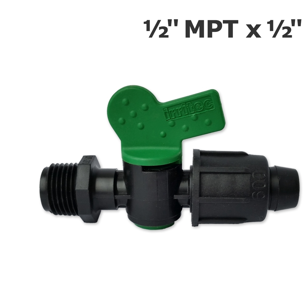 Perma-Loc valve 1/2" MPT x 1/2" à attache rapide Irritec