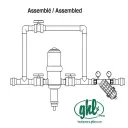 TF25 proportional injector and by-pass Station Assembly 