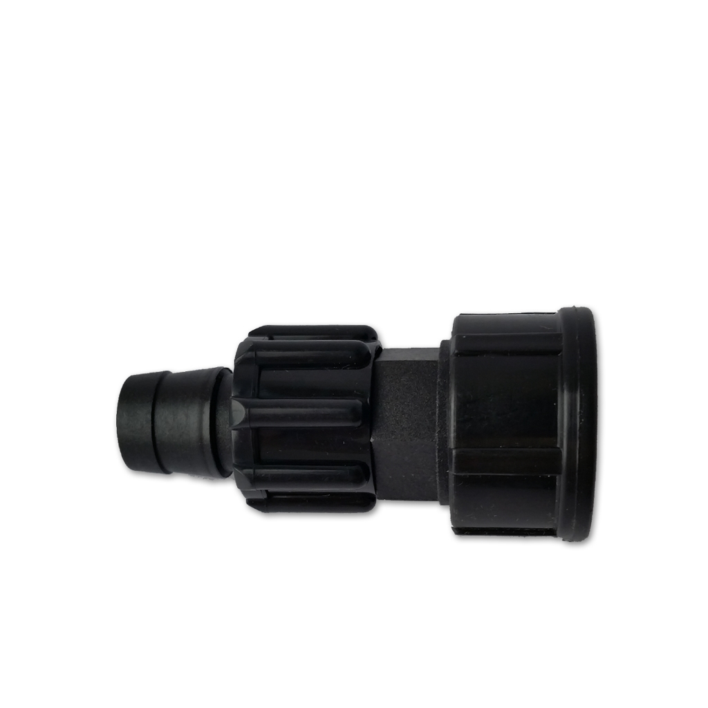 Drip-lock adaptador 5/8" x 3/4" MHT y tapa (3/4" FHT)