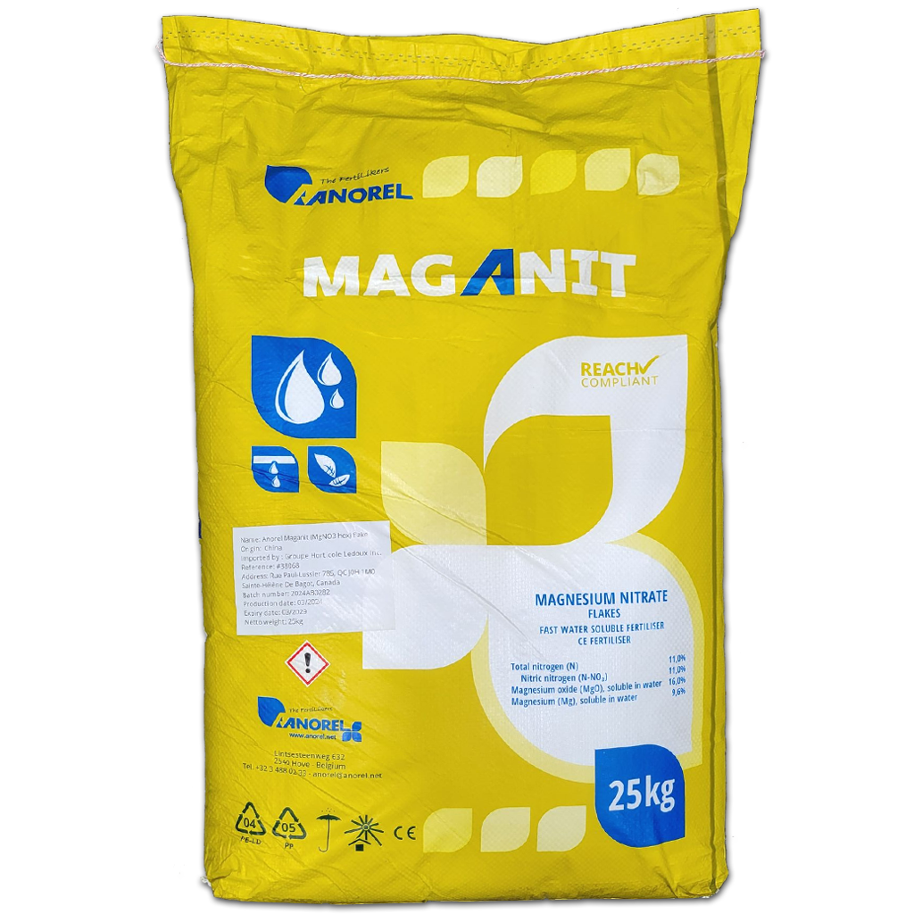 F. Nitrate de magnésium 11-0-0 9,6%Mg Anorel Maganit