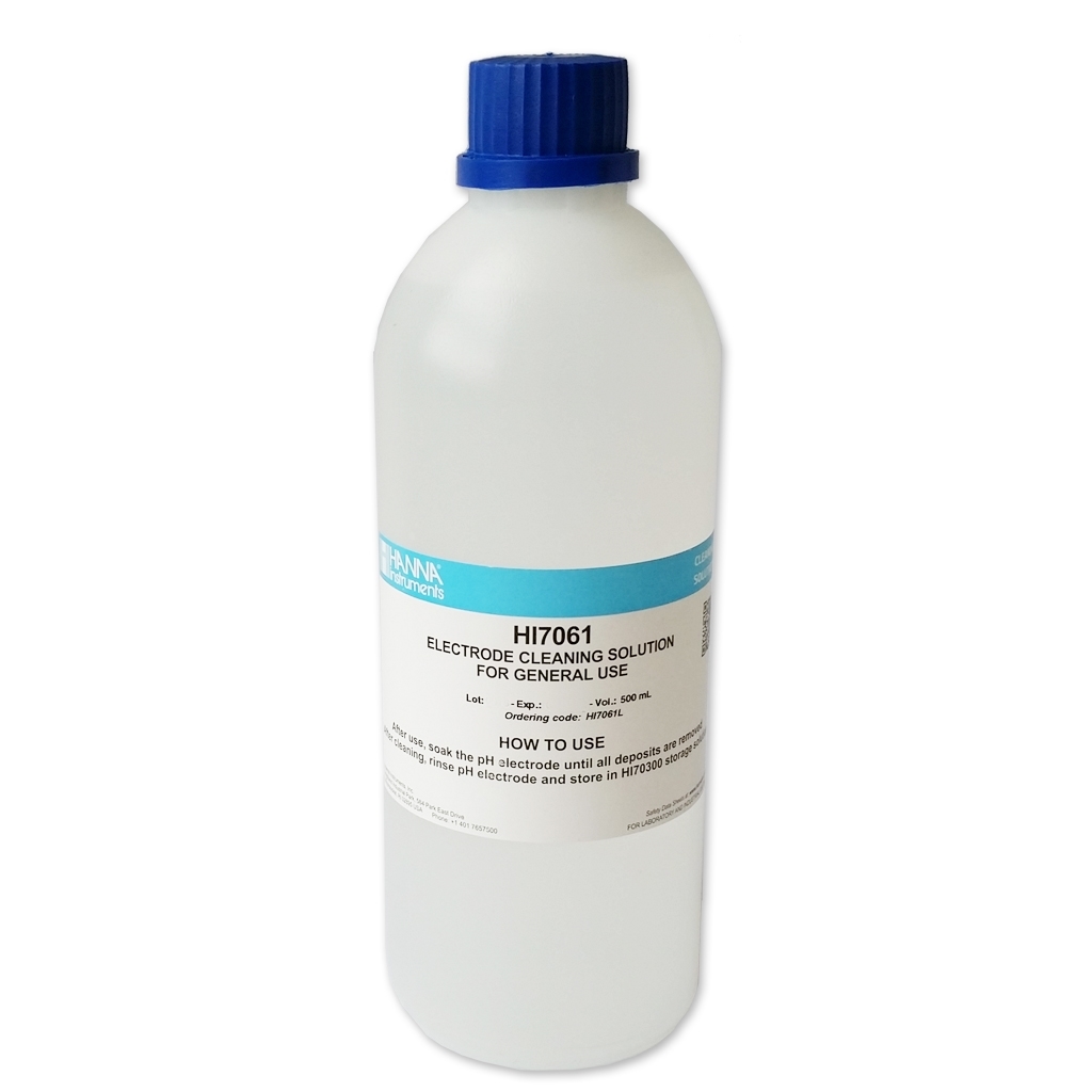 Solución de limpieza de sonda pH Hanna H17061 500 ml 