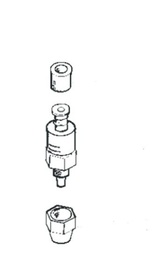 [160-140-10AC-59-806] Clapet anti-retour d'injection (injection valve) 4x6 PP pour système avec pompe doseuse ITC Dostec