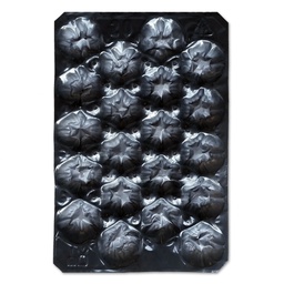 [170-140-011205] Fruit trays #20 black  (tomatoes 340g/12.2oz) (500/cs)