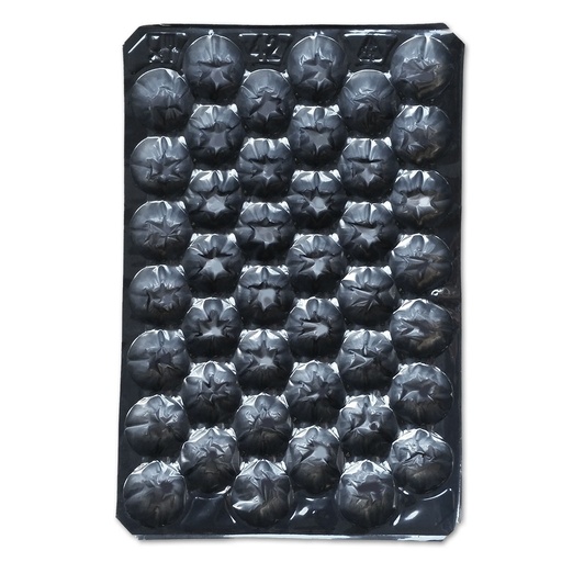 [170-140-012005] Alvéoles #42 noires  (tomates 160g/5,6oz) (500/boîte)