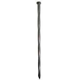 [140-110-040910] Twisted galvanized ground cover anchor nail - 10" length