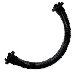 [160-130-031600] Jumper hose inflation adaptor 1 1/2" x 24" with 2 adaptors for greenhouse side opening greenhouse