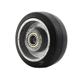 [160-160-022680] Berg P. Lifting wheel rubber 100x40mm + axle round 15mm