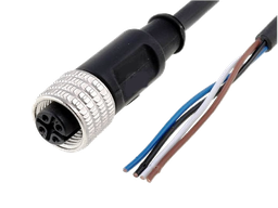 [160-160-023840] Berg P. Connector cable M12 4 pole female 5 meters