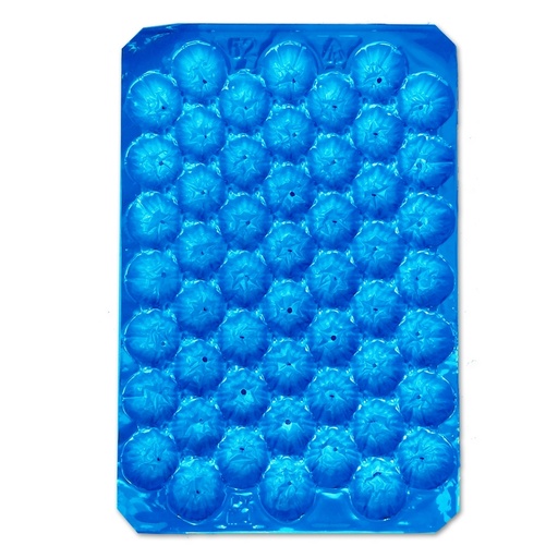[170-140-012300] Alvéolos #52 azul  (tomates 130g/4,6oz) (500/cs)