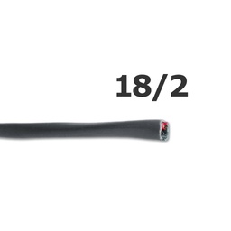 [180-110-012900] Cable PVC/PVC 18/2 FT-4 600V grey unshielded (m)