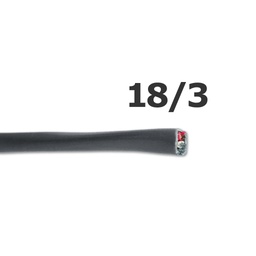 [180-110-013100] Cable PVC/PVC 18/3 FT-4 600V grey unshielded (m)