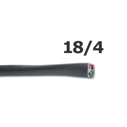 [180-110-013200] Cable PVC/PVC 18/4 FT-4 600V gris sin blindaje (m)