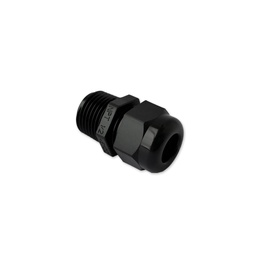 [180-110-042250] Connecteur en plastique noir 1/2" MPT vissé (pour cables .170-.450") - locknut vendu séparément
