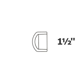 [190-110-008875] Tapa gris 1 1/2 sl sch 40