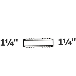 [190-110-004095] Manchon gris 1 1/4 ins x 1 1/4 ins