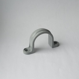 [190-110-071400] Grey PVC pipe strap 1"