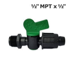 [190-110-083100] Perma-Loc valve 1/2" MPT x 1/2" à attache rapide Irritec
