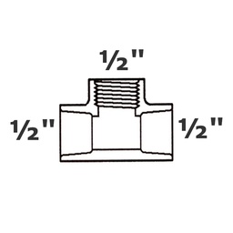 [190-110-000120] Té. gris 1/2 sl x 1/2 sl x 1/2 FPT sch 40