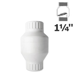 [150-150-051450] Clapet anti-retour PVC blanc 1 1/4" FPT