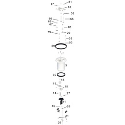 [160-140-065300] P. MixRite TF25 Complete replacement piston (Kit A/35000000005)