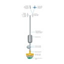 SpinNet SD BR-Y-GY 24.3 gph flat distributor sprinkler (25/pk)