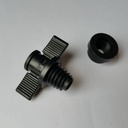 Butterfly adapter 3/8" threaded x female (25/pk)