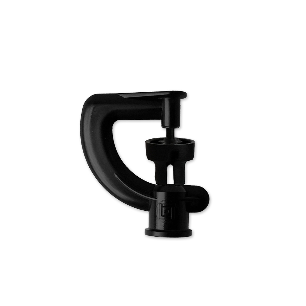 Dan swivel small round black (50/pk)