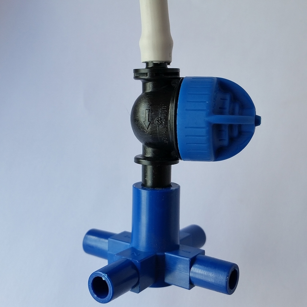 Dan anti-leak (check valve) high pressure male x barb 4/7 (50/pk)