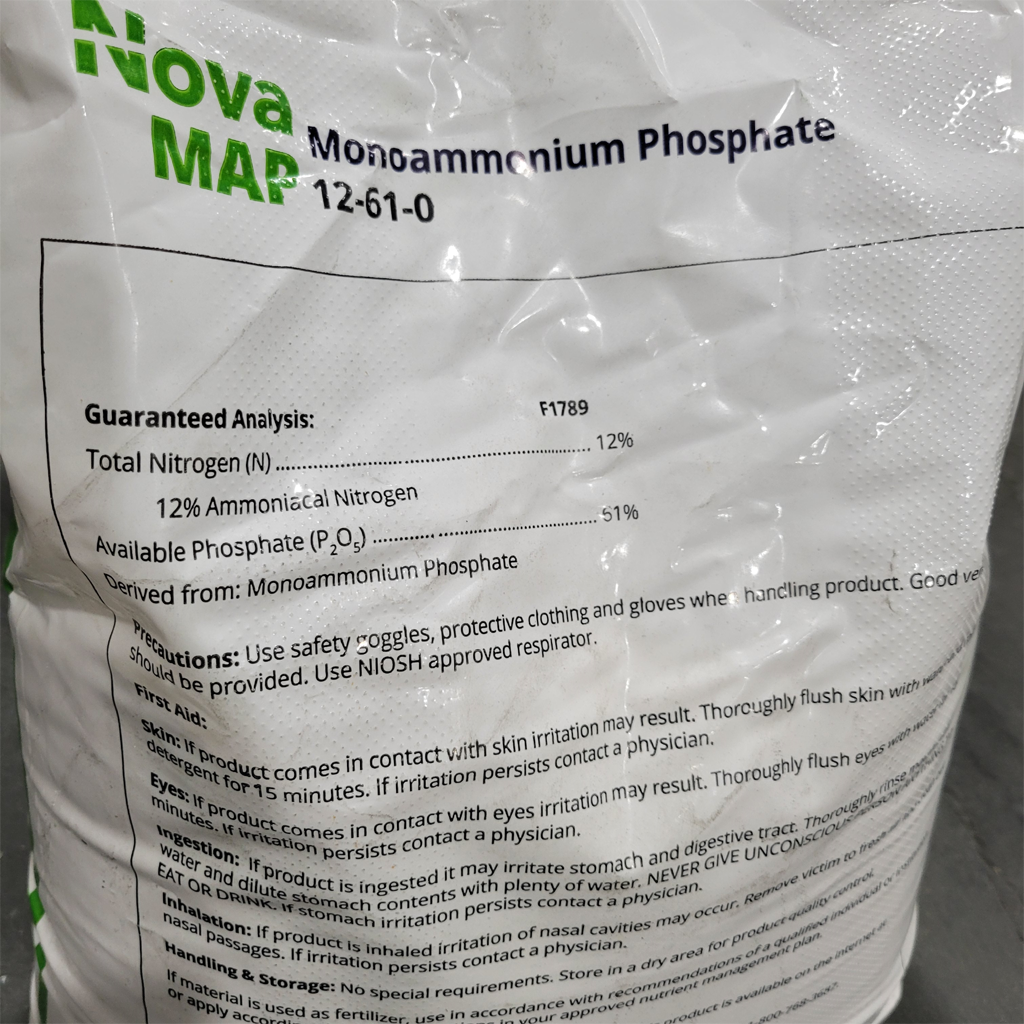 F. Monoammonium phosphate (MAP) 12-61-0 ICL Nova