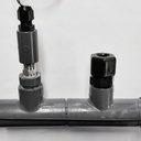 Assemblage senseur ECT-IN: CE et T° avec montage pour sonde pH pour Argus