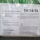 14-14-14 slow-release fertilizer (3-4 months) Duration