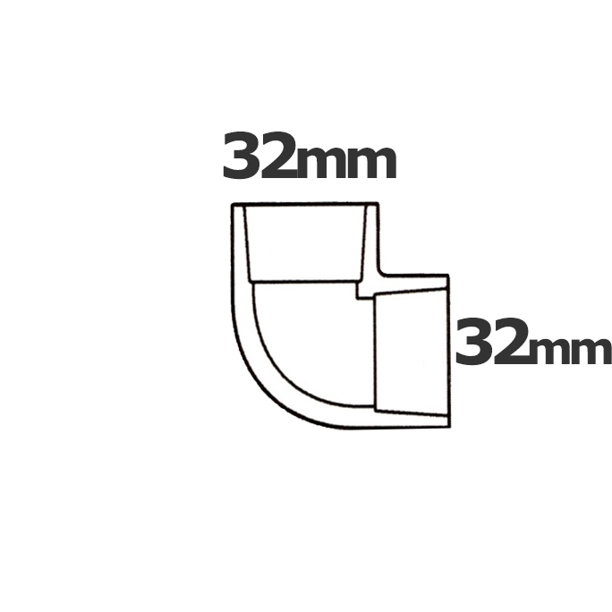 coude-gris-90-32mm-sl-x-32mm-sl