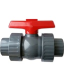 1 1/4 in. sl/FPT grey true union ball valve EPDM seal